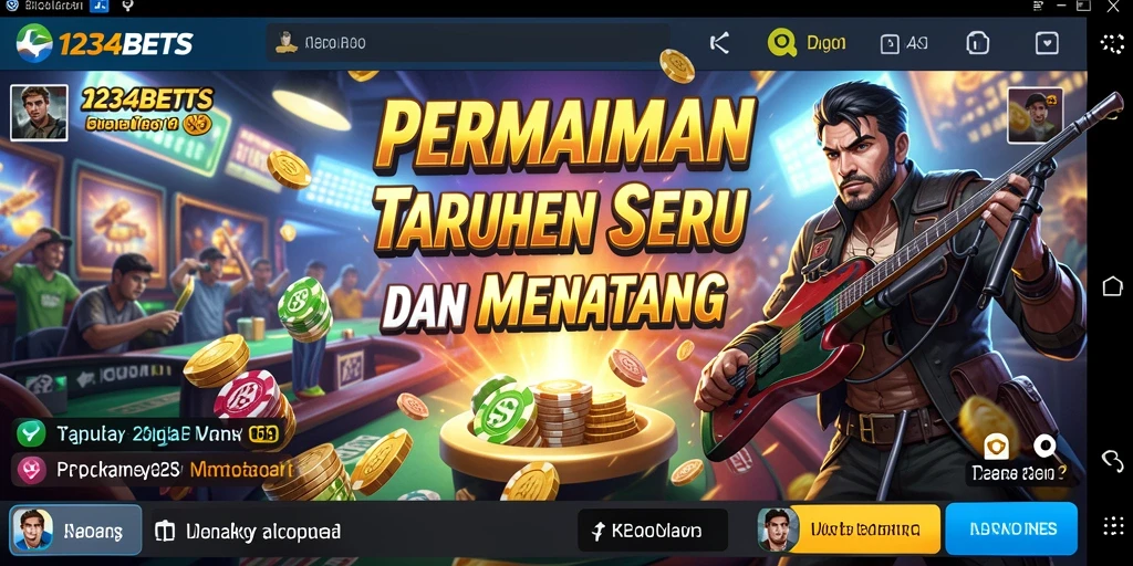 Tampilan gameplay seru dari 1234BETS dalam mode TPS.
