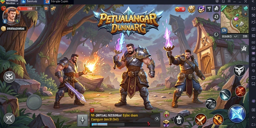 Gameplay menegangkan dan penuh aksi di dunia RPG.