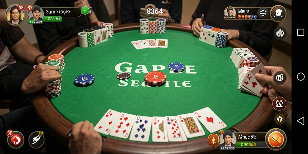 Tampilan menarik dari gameplay Gaple di 8364.