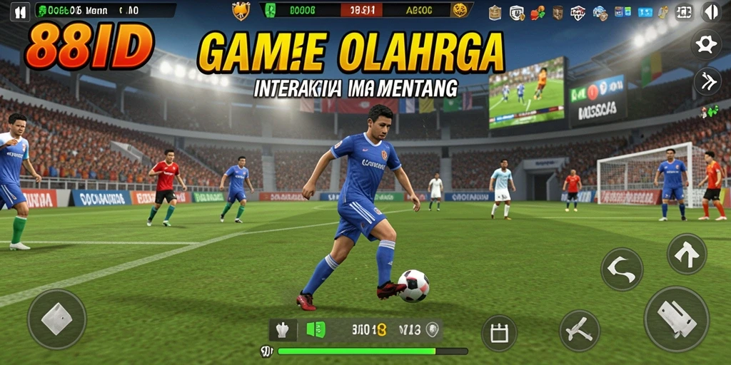 Tampilan gameplay interaktif yang mendebarkan di 88ID.