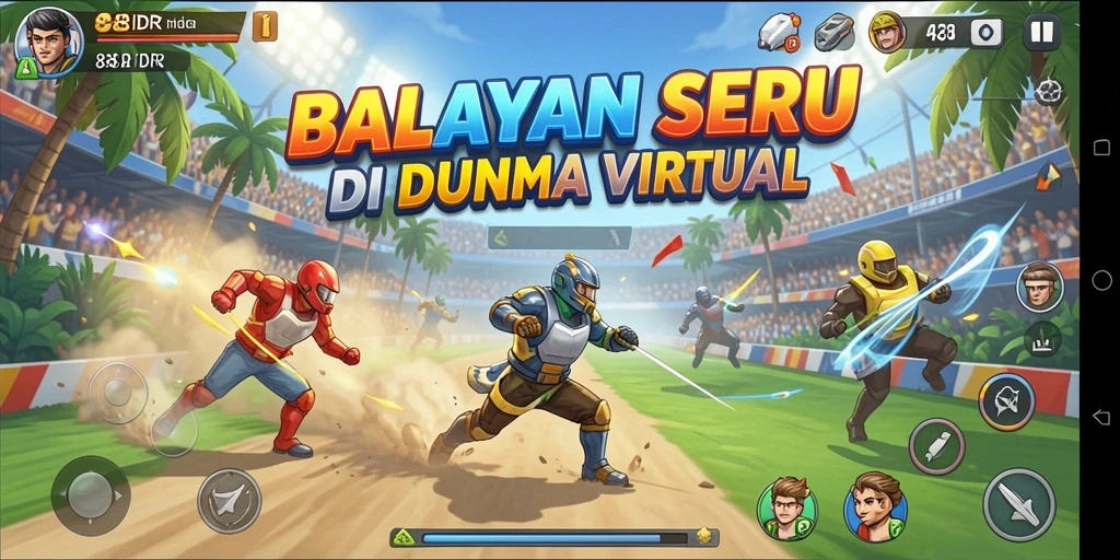 Gameplay racing seru di 88IDR dengan grafis menarik.