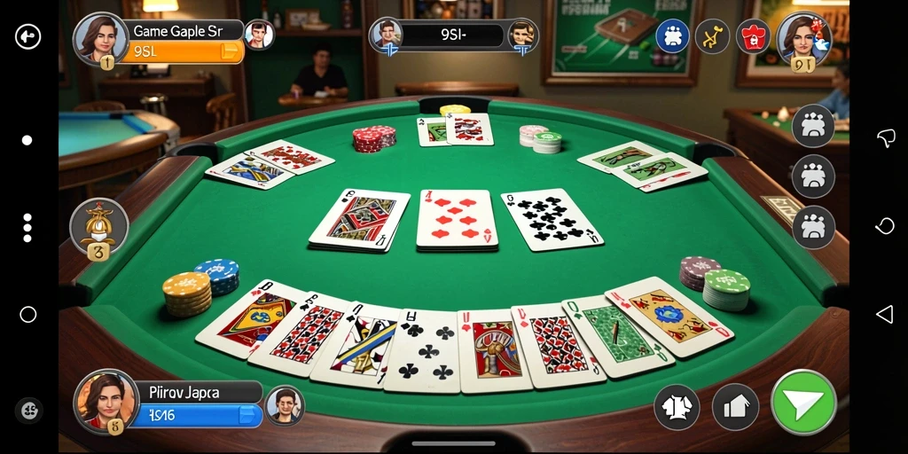 Gameplay <strong>9SL</strong> yang seru dan penuh strategi Gaple.