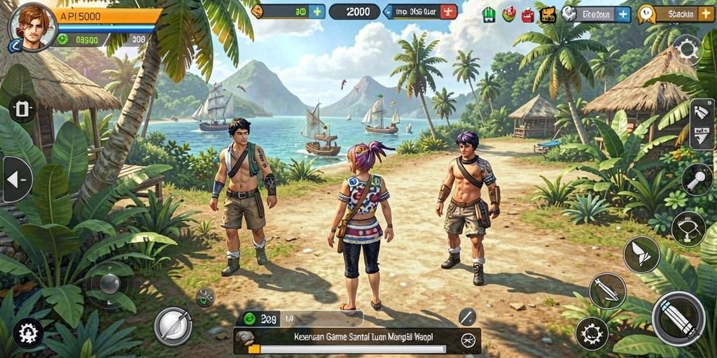 Tampilan gameplay API5000 yang menyenangkan dan menarik.