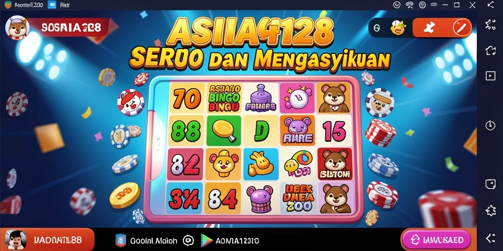 Tampilan gameplay ASIA128 dengan pengalaman Bingo yang seru.