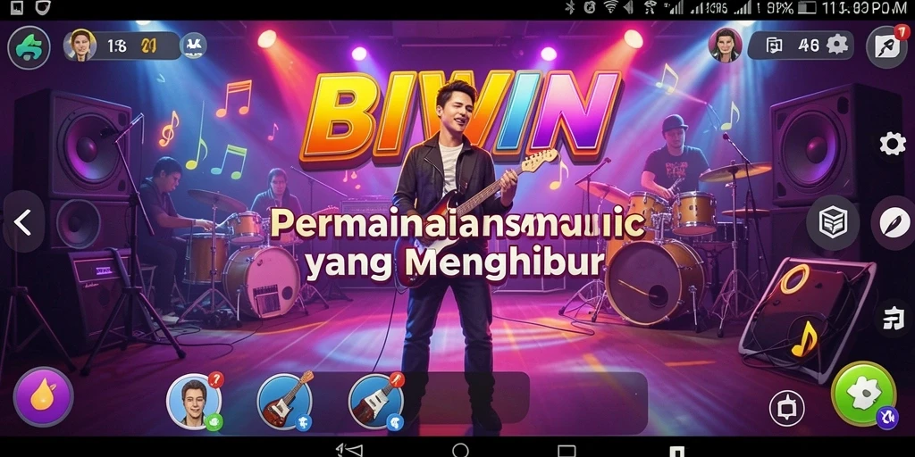 Tampilan gameplay seru dengan irama yang menantang.