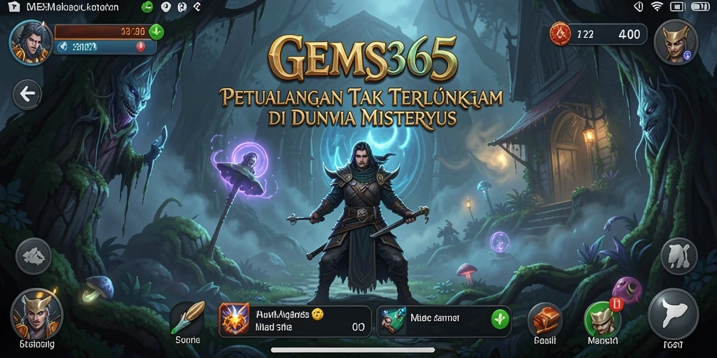 Tampilan gameplay GEMS365 yang menegangkan dan penuh aksi.