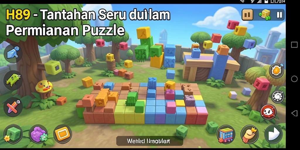 Tampilan gameplay H89 dengan teka-teki menarik.
