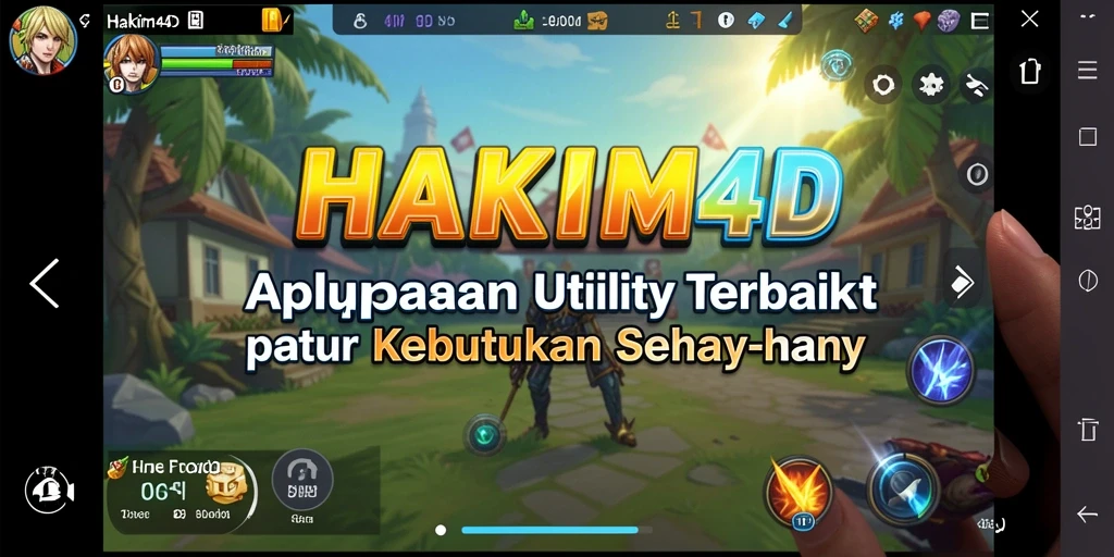 Screenshot HAKIM4D menampilkan antarmuka aplikasi Utility yang interaktif dan mudah digunakan.