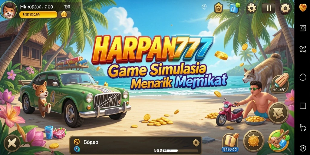 Tampilan gameplay <strong>HARAPAN777</strong> yang menarik dan interaktif.