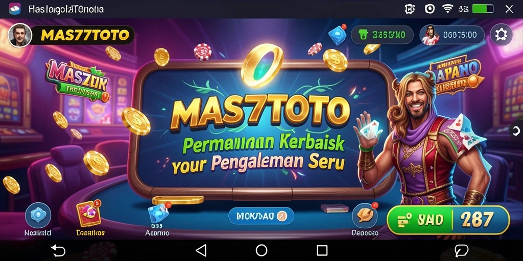 Screenshot gameplay MAS77TOTO yang seru dan mendebarkan.
