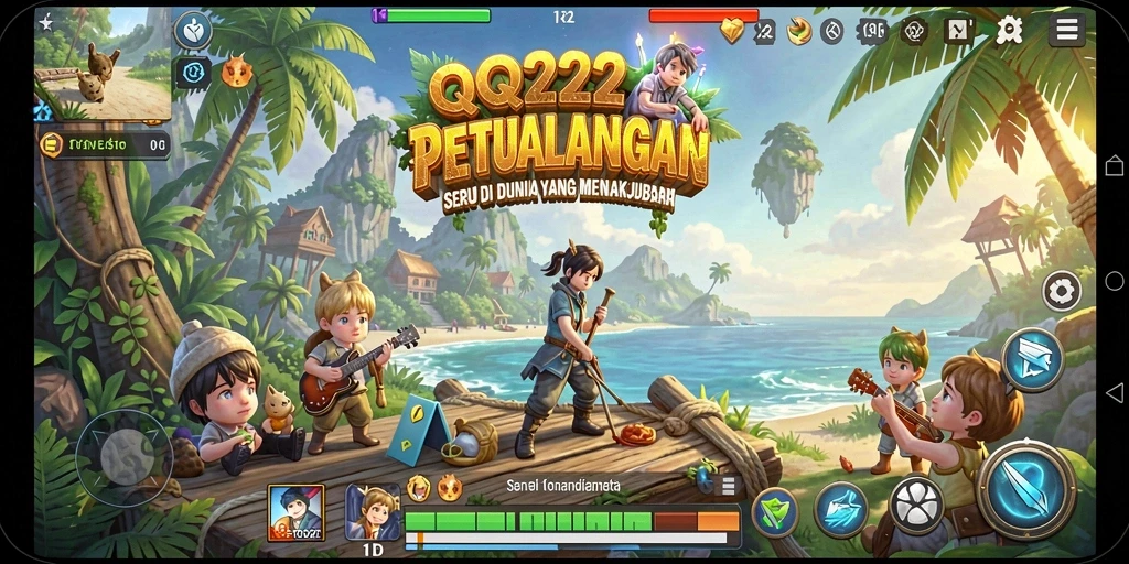 Tampilan gameplay QQ222 yang mendebarkan dalam petualangan seru.