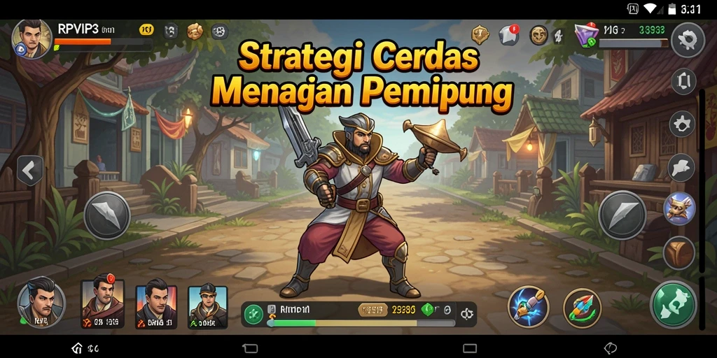 Tampilan gameplay RPVIP3 yang menegangkan dan penuh strategi.