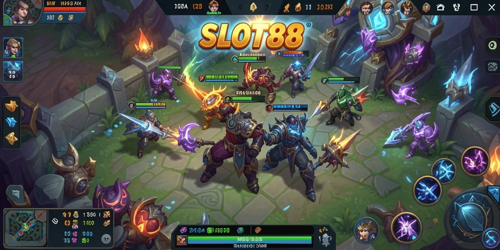 Gameplay SLOT88 yang menegangkan dan penuh strategi di arena perang.