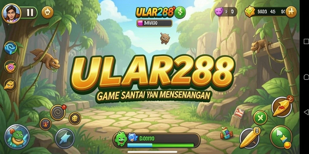 Tampilan gameplay ULAR288 yang penuh warna dan memukau.