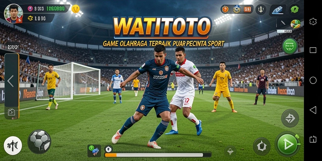 Tampilan gameplay menegangkan dan interaktif dari WATITOTO.