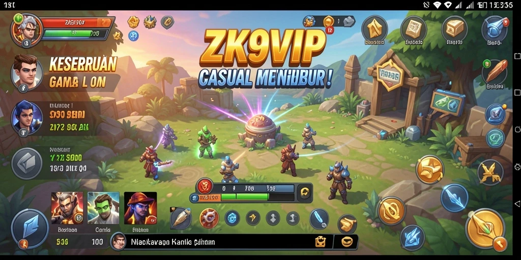 Tampilan gameplay ZK9VIP yang seru dan penuh warna.