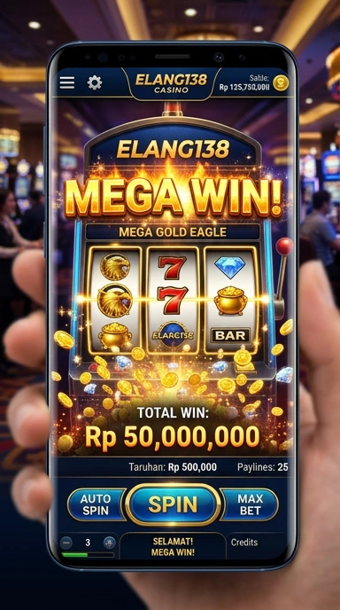 Tampilan utama aplikasi elang138 yang sederhana dan menarik.